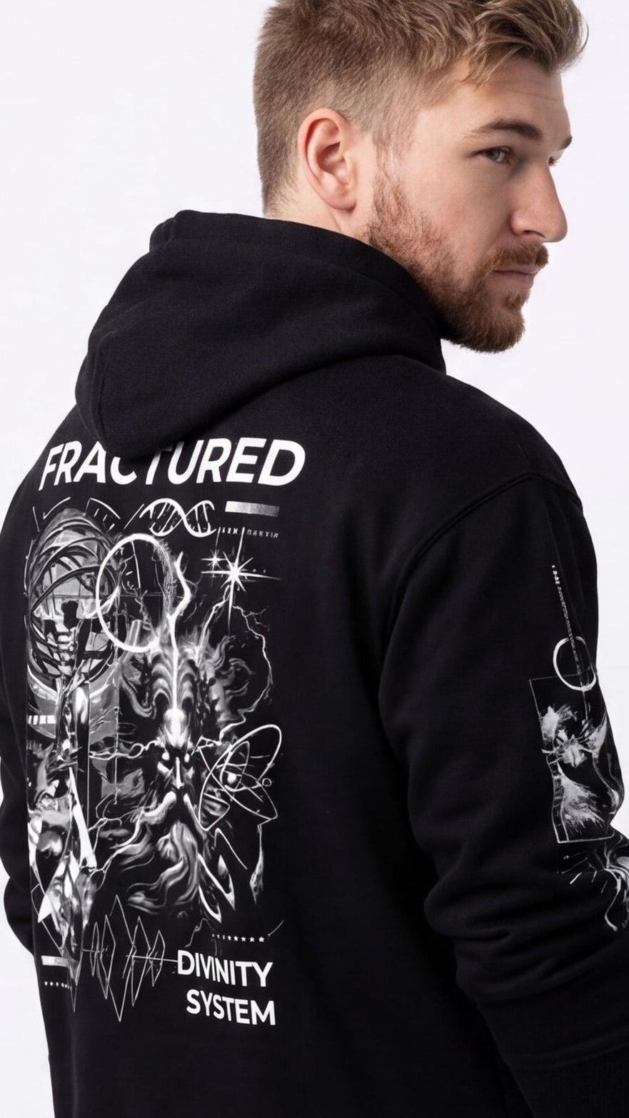 DIVINITY Multi Graphic Oversized Hoodie