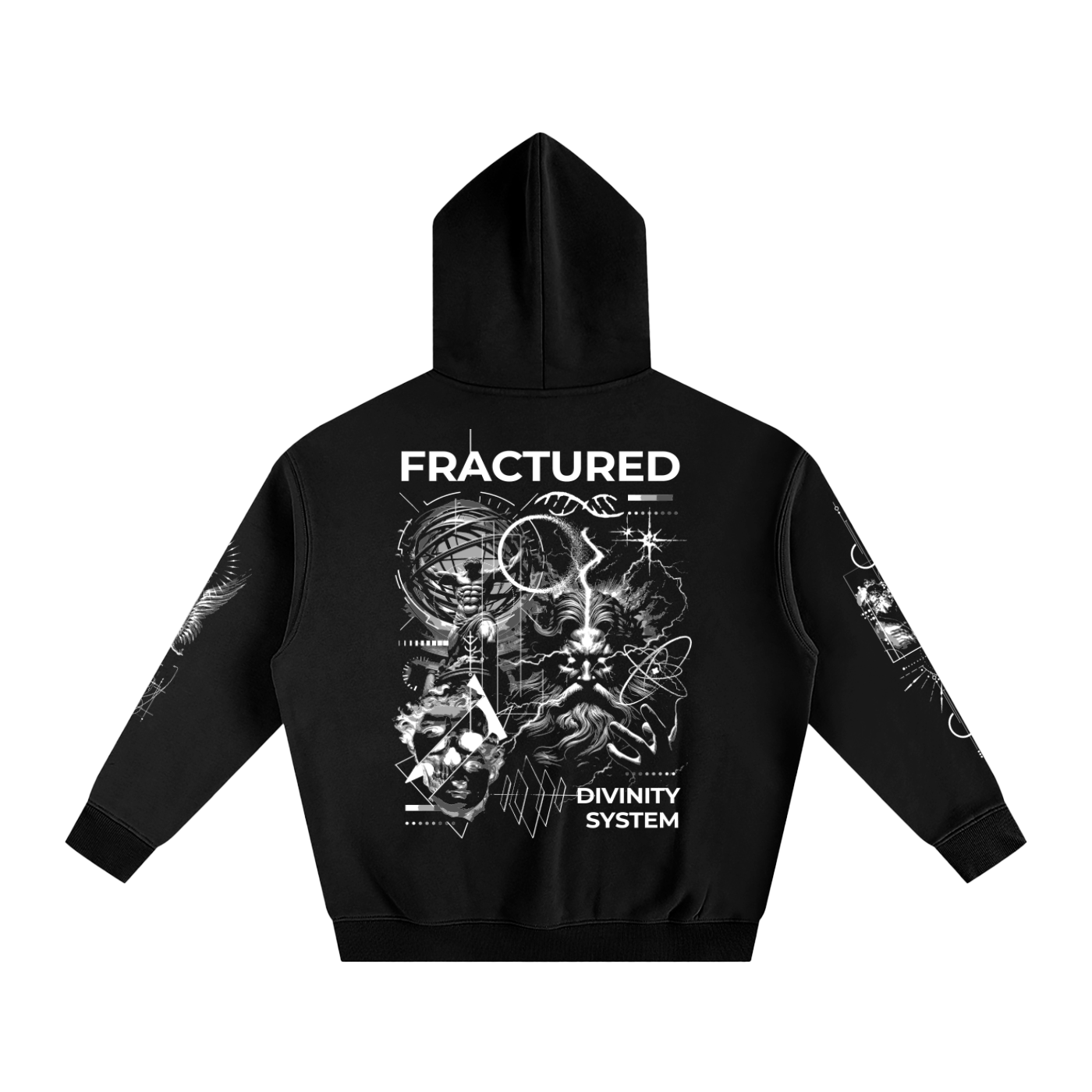 DIVINITY Multi Graphic Oversized Hoodie